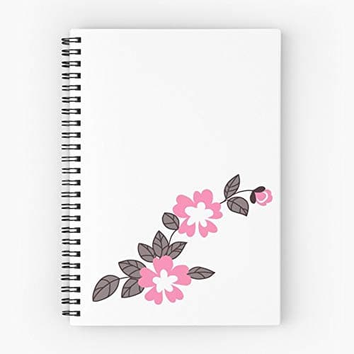 Flower Miraculous Cosplay Pattern Pink Ladybug Cute School Five Star Spiral Notebook With Durable Print