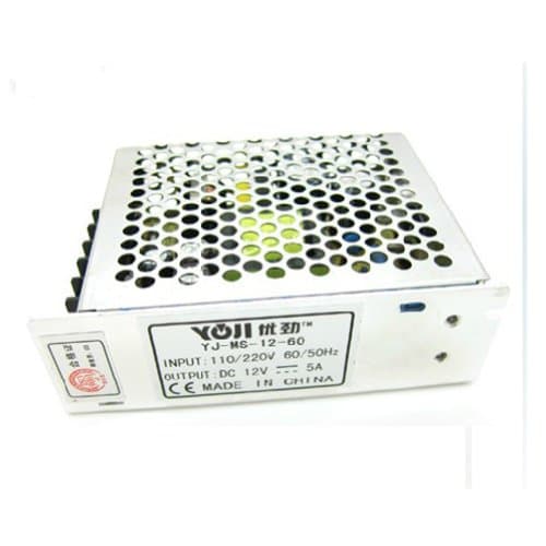 Brightsky Dc 12v 5a Regulated Switching 60w Supply Transformer/power Adaptor/driver for LED Strip Cctv Display