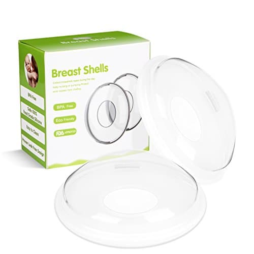 Breast Shells, Moppet Milk Saver for Breastfeeding, Nursing Shield Cups – 2 Pack, Food Grade Silicone Nipple Shells,Soft Breast Milk Shields Protect Sore Nipples, Collect Breastmilk for Nursing Moms