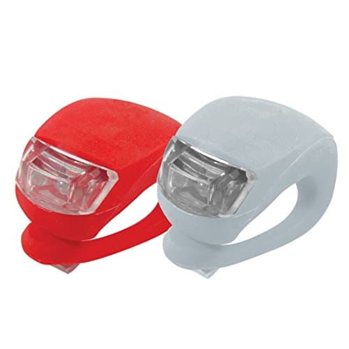 Bicycle Safety LED Light Superbright Front & Rear Flashlight Silicone Clip On