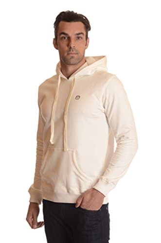 Ardorr's 100% Cotton Men's PullOver Hoodie (L, OFF WHITE)