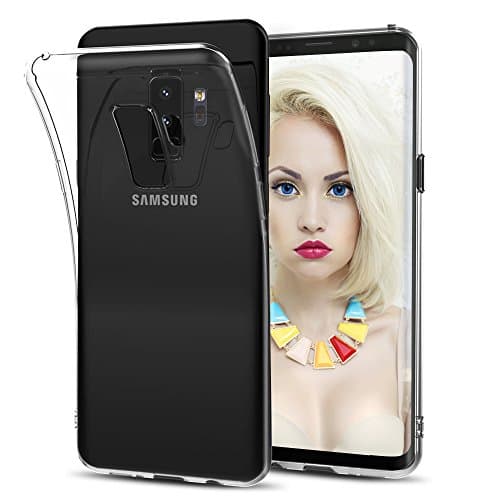 Samsung Galaxy S9 plus Case, Slim Crystal Clear Transparent Soft TPU Cover Case, Anti-scratch TPU Transparent Back Panel for Samsung Galaxy S9 plus 6.2'' - (2018 Released) - Clear