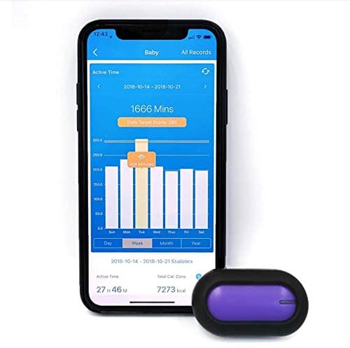 PETBLE Dog Cat Pet Smart Tag Activity Tracker - Lightweight, Waterproof, 24/7 Activity Monitor Pet Health Monitor Tracker for iOS Android (Not a Location Tracker)