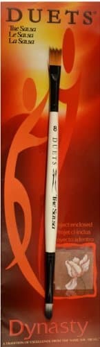 Duets by Dynasty - The Salsa - Dual Ended Brush (Wave Shader - Size 8 & Large Point)
