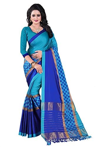Art Decor Sarees Cotton Saree with Blouse Piece
