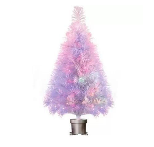 Holiday Time Pre-Lit 32" White Fiber Optic Artificial Christmas Tree