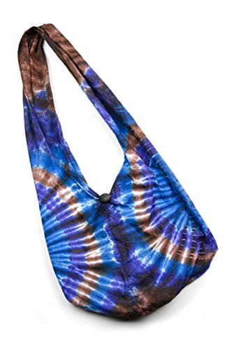 Three Cranes Gallery Women's Tie-Dye 2.0 Peddler Bag Blue-Multi