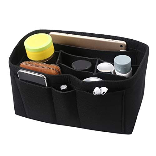 Biupfa Felt Insert bag, Multi Pocket Bag in Bag for Felt Purse Handbag Organizer,3 sizes,4 colors