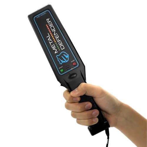 Security Scanner, Hand Held Metal Detectors with 16 LED Metal Indicator Lights and Adjustable Sensitivity