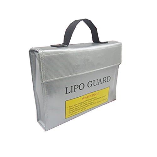 Fireproof Explosionproof Lipo Safe Bag Lipo Battery Guard Safe Bag Pouch Sack for Charge & Storage 215x45x165mm Handle Bags