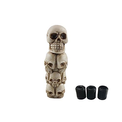 RASTP- Gear Shift Knob Skull Head Shift knob Lever Stick Knob RS-SFN046