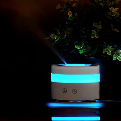 Mini USB Essential Oil Diffuser, TUPOMAS 100ml Portable Humidifier, Travel-size Air Humidifier Ultrasonic Cool Mist Aroma Humidifier, Air Purifier for Bedroom, Car, Baby room, Home, Office
