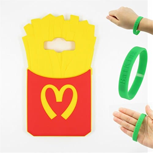 Galaxy J7 Case,Galaxy J7 Fries Chip Case,Bat King Cute 3D Cartoon McDonald's Chips Silicon Gel Rubber Case Cover Skin for Samsung Galaxy J7/J700/J700F(2015)