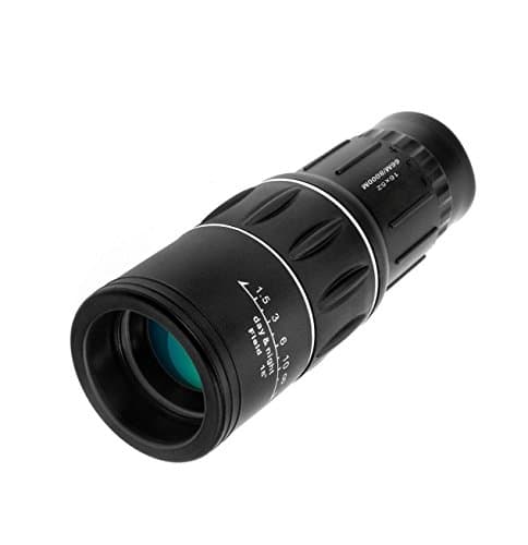 Waterproof Super Clear 16x52 Dual Focus Adjustable Telescope Optics Zoom Monocular Scalable Telescopic 66m/8000m (16x52)