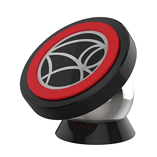 ULKI Universal Magnetic Car Mount Holder for All Mobile Devices, GPS, and Tablets. 360° rotation, Black Holder for iPhone X 8 7 6s 6 Plus Galaxy S8,S7, S6 Edge, Note 8, 5. 100% Safe and Comfortable