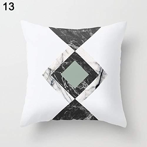 Sukisuki Letters Geometric Pattern Pillow Case Cushion Cover Home Decor size 13 Square