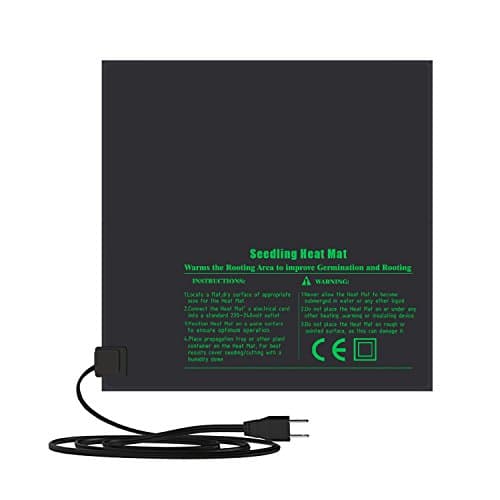 Seedling Heat Mat Heating Mat Hydroponic Heating Pad Waterproof for Seed Germination, Cloning and Plant Propagation (M)
