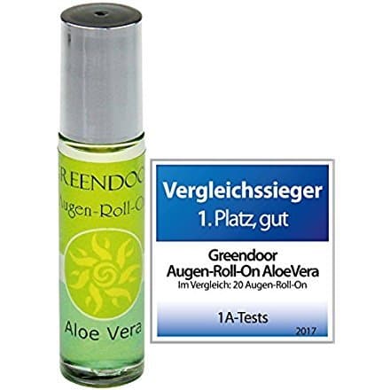 Greendoor eye Roll-On Aloe Vera 10ml, Eye care from the Natural cosmetic Factory