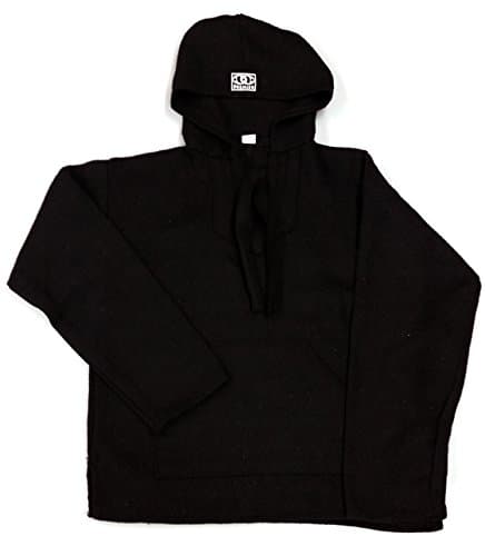 Premier Outdoor Baja Hoodie Pullover with Soft Brushed Interior (Large 42-44, Black)