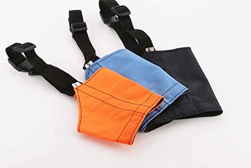 HMSTEELS Nylon Mouth Muzzle 6 No. Set of 3 (Colour May Vary)