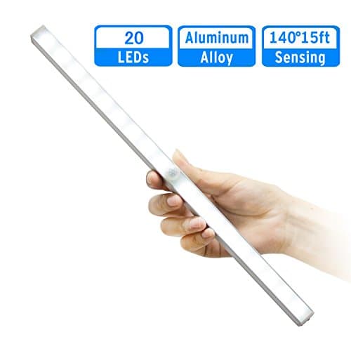 Visionland N1 Portable 20-LED Wireless Motion Sensing Closet Under Cabinet LED Light