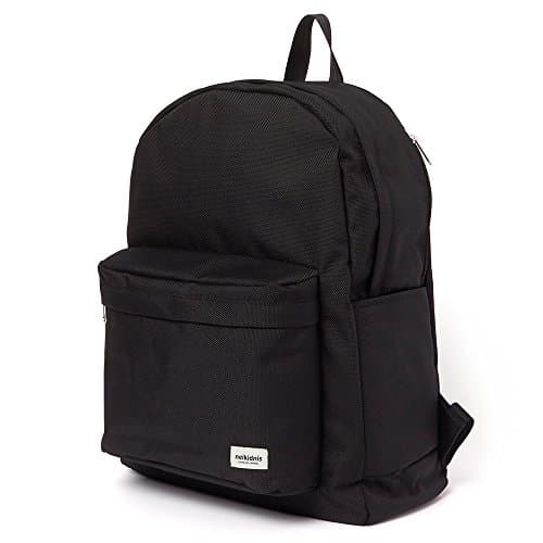 Fashion School Backpack Bookbag 1680d Ballistic Backpack (BLACK)
