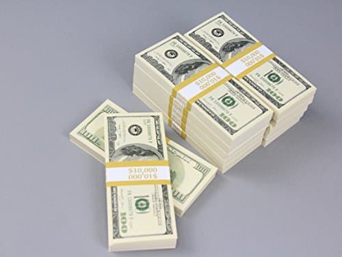 PROP MONEY Real Looking Copy $100s FULL PRINT Pack - Total $110,000 for Movie, TV, Videos, Advertising & Novelty