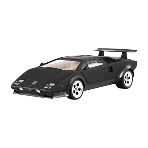 YKS RC Car,1/14 Scale Lamborghini Wolf Countach LP500S Radio Remote Control Model Car,Full Function Radio Controlled,Electric RC Car with Rechargeable Battery (Black)