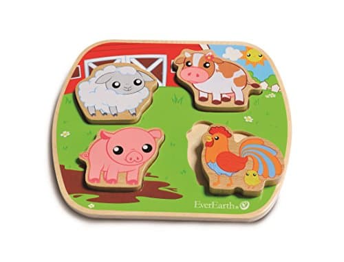 EverEarth Farm Wooden Puzzle EE33601