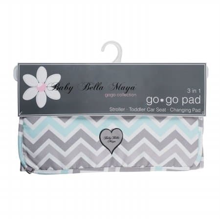 Baby Bella Maya 3-in-1 Stroller Pad, Peek-a-Blue