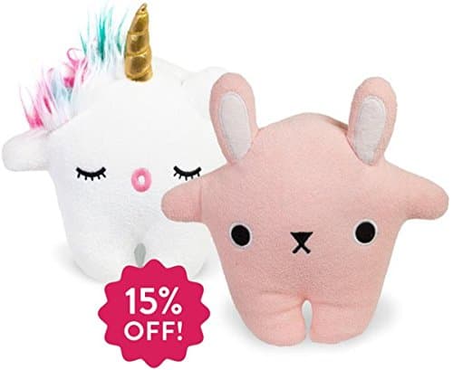 Talkies by Toymail: Nunu a Unicorn + Boonut a Bunny bundle, WIFI Voice chat smart toy lets kids stay connected to you, As seen on Shark Tank