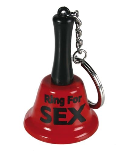 Perfect Gift or Present for Your Husband or Boyfriend - Fun Keychain - Keep it by You at All Times and Ring It When Your Randy - A Naughty and Fun Valentines Gift