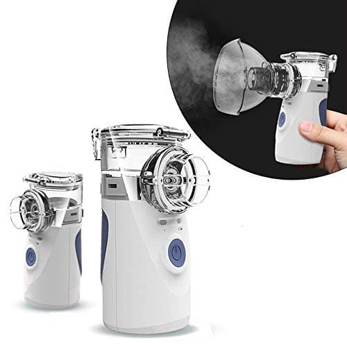 Portable Mini Nebulizer, Home Handheld Steam Inhaler Kits, Rechargeable USB Cold Mist Vaporizer Personal Ultrasonic Humidifier for Adults & Kids