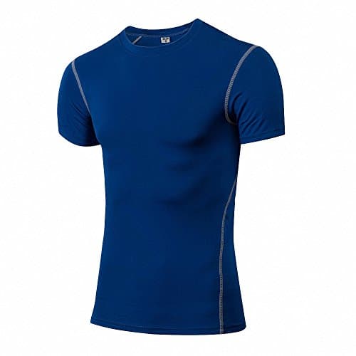 Maoko Men's Sport Compression Short-Sleeve Athletic Shirts Baselayer