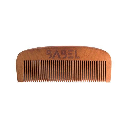 Babel Alchemy Handcrafted Pear Wood Beard Comb, Retail Packaging