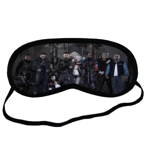 Suicide Squad Deadshot Sleeping Mask Comfortable Face Blindfold Cotton Soft Smooth Eyes Sleeping Mask Easy Carry For Travel or Office