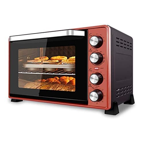 Household Mini Oven, Temperature Control 60-250 ° C, Timing 2000W Three-Layer Multi-Function Lighting Oven (45L)