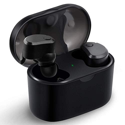 Wireless Earbuds, Bluetooth Earbuds with Microphone, True Wireless Headphones, 3D Stereo Sound Headsets, Sweatproof in-Ear Sport Earphones with Portable Charging Case