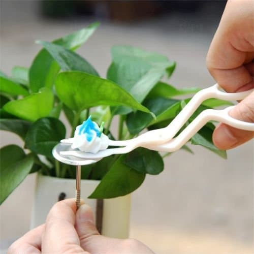 Alicenter(TM) Plastic Scissors Flower Lifter Craft Cake Decorating Modelling DIY Tool