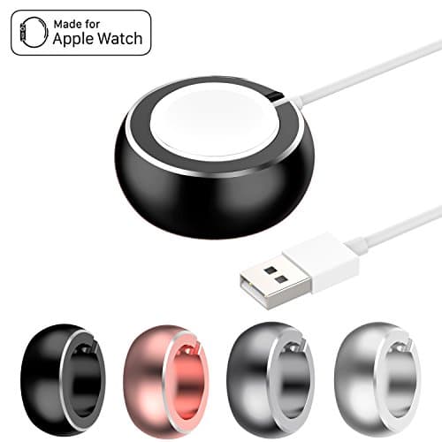 VODKE For Apple Watch Stands, Charging Dock Bracket Docking Station Cradle for Apple Watch Series 3 / series 2 / Series 1 / 42mm / 38mm Black