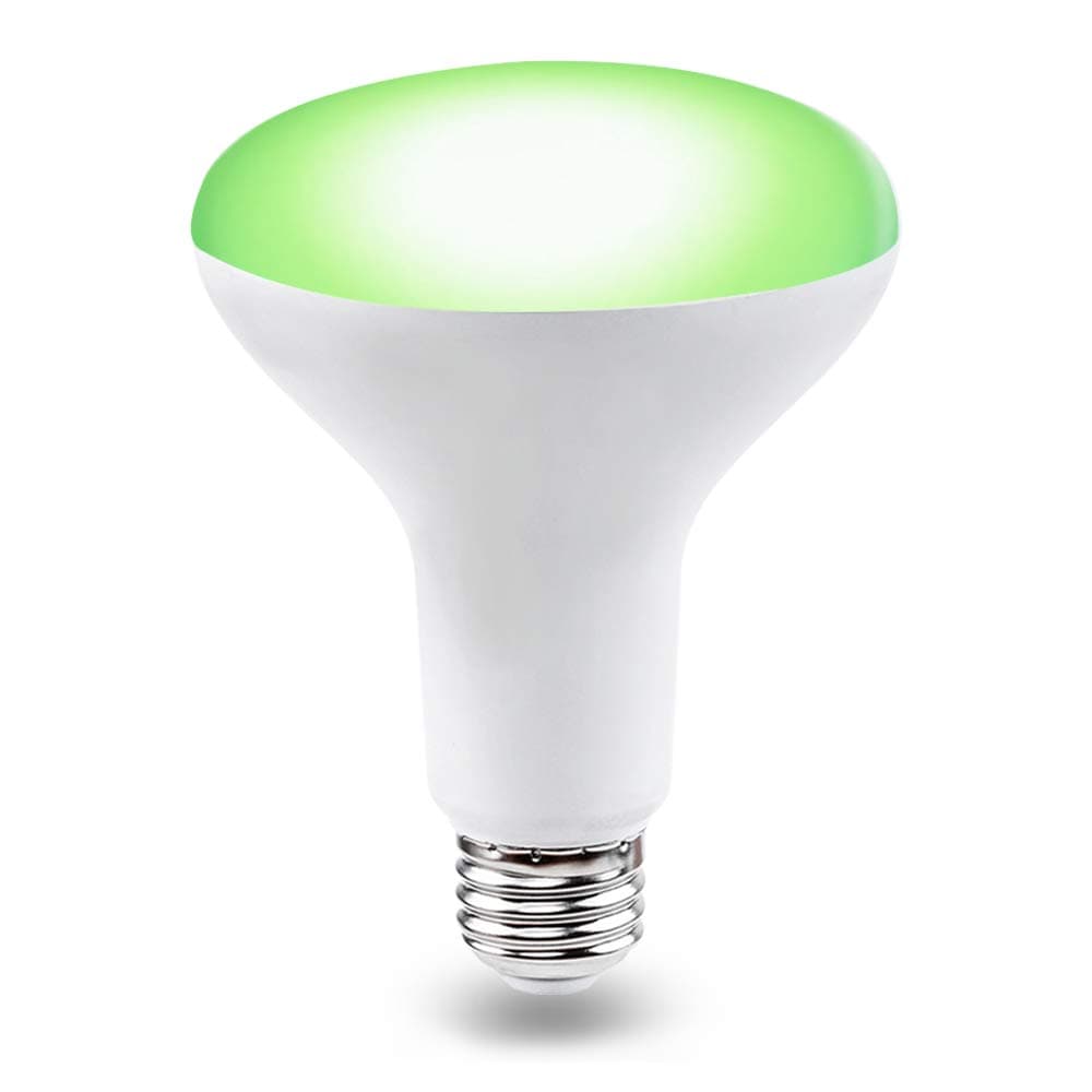 JunTeck BR30 Smart Wi-Fi LED Multicolor Bulb,65W Equivalent, No Hub Required, Compatible with Alexa and Google Assistant