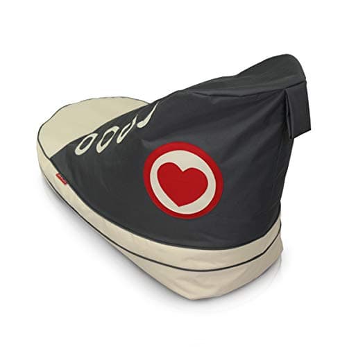 Stylish Shoe Boot Bean Bag/Seat (sneaker style) bean bag (Dark Gray)
