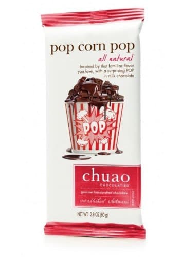 Chuao Chocolatier 900951 Pop Corn Pop Chocolate Bar, 6 bars