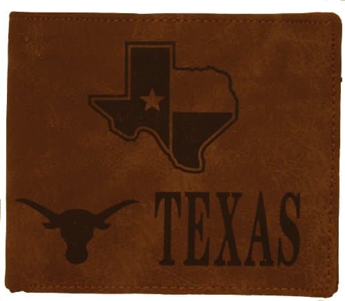 True Gear Men's State Wallets - Texas (Brown)