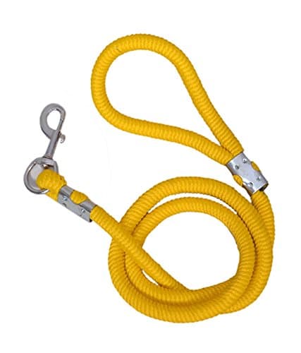 Petsplanet Nylon Rope for Dogs Leash- Yellow (Large)