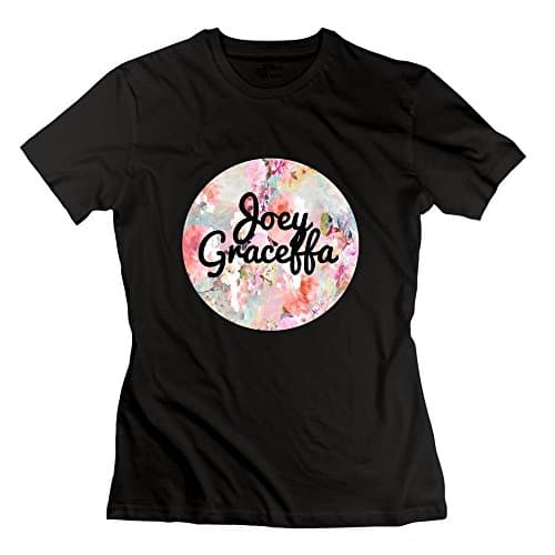 Joey Graceffa Circle Logo Tee M Black For Women