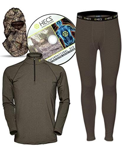 HECS Hunting - Energy Concealing Base Layer - Includes Thermal Shirt, Pants and Headcover