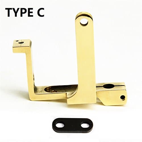 Tattoo Frames Brass for Liner Tattoo Machine Shader Frame fit 28mm Coils Wire Cut with 4mm Yoke (TYPE C)