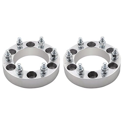 2pcs 1.5" Chevy 6x5.5 Wheel Spacers Adapters 14x1.5 Studs for 6 Lug 6x139.7 Suburban 1500 Silverado 1500 Tahoe Avalanche 1500 C2500 K1500 K2500 Express 1500 & More GMC Pickups