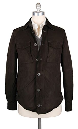 New Luigi Borrelli Dark Brown Jacket 40/50